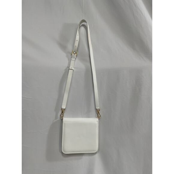 Frame 'Le Signature' White Canvas and Suede Leather Mini Bag - Picture 3 of 4